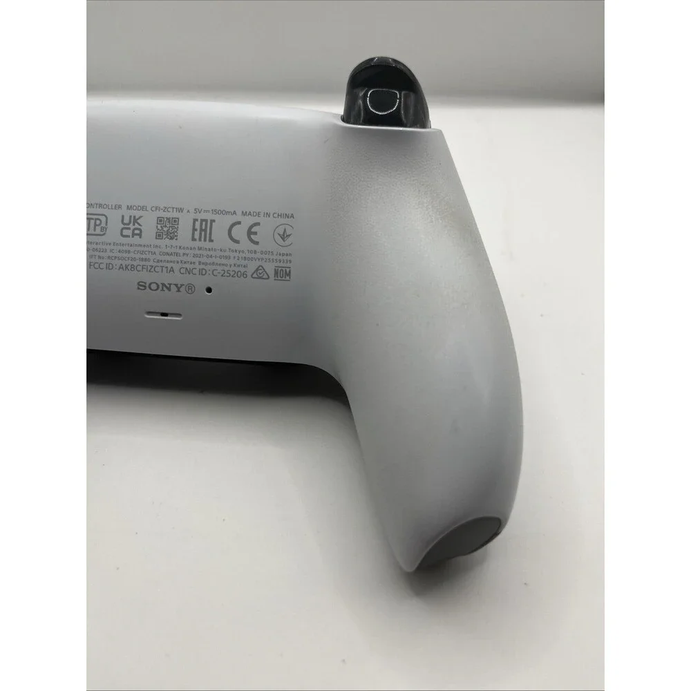 Sony PS5 DualSense Wireless Controller White Genuine OEM Tested Works CFI-ZCT1W